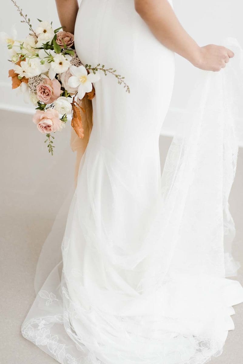 Brautkleid-Boho-Brautstrauß-2 Brautstrauß Standesamt