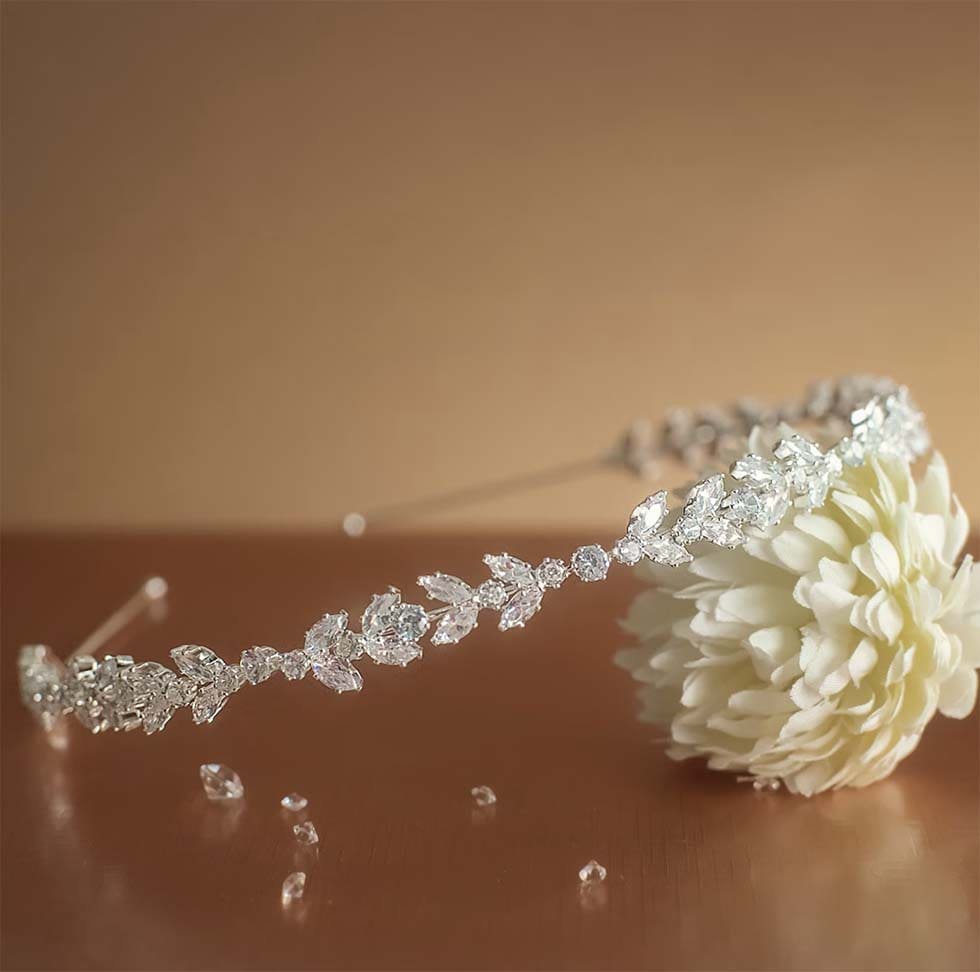 Haarreif-Swarovski Haarreif dezent Swarovski