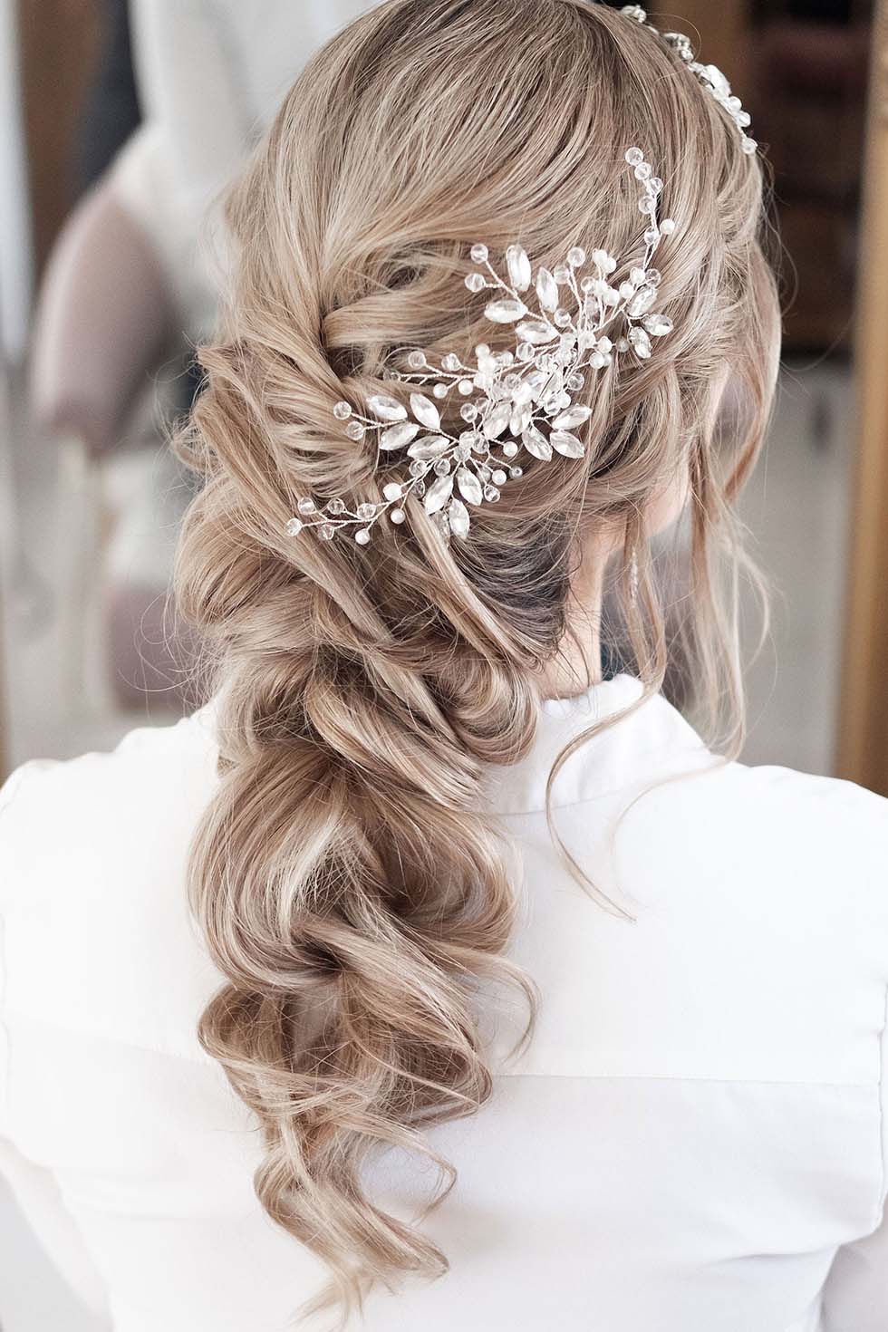 Haarschmuck-Braut Haarranke lange Haare