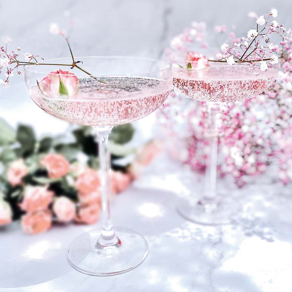 Sekt-Rose Sekt Rose auspeppen