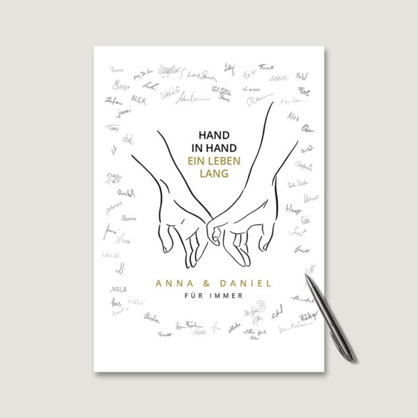 Gästebuch Bild 'Hand in Hand' – Bild 2