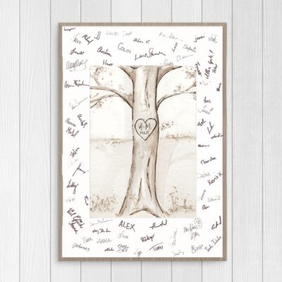 Gästebuch Baum Personalisiert