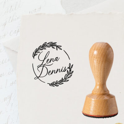 Hochzeitsstempel romantisch personalisierbar