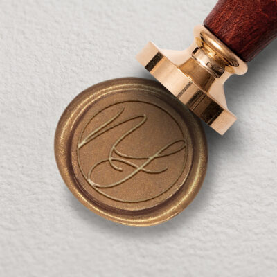 Siegelstempel Hochzeitslogo