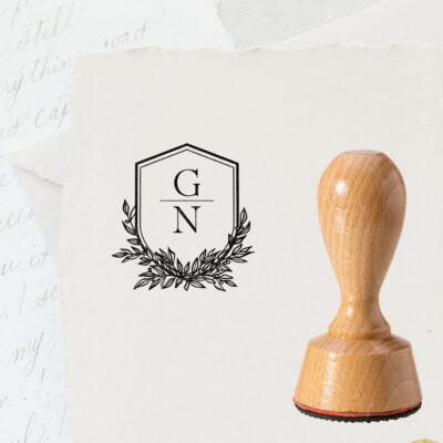 Hochzeitsstempel Wappen personalisiert