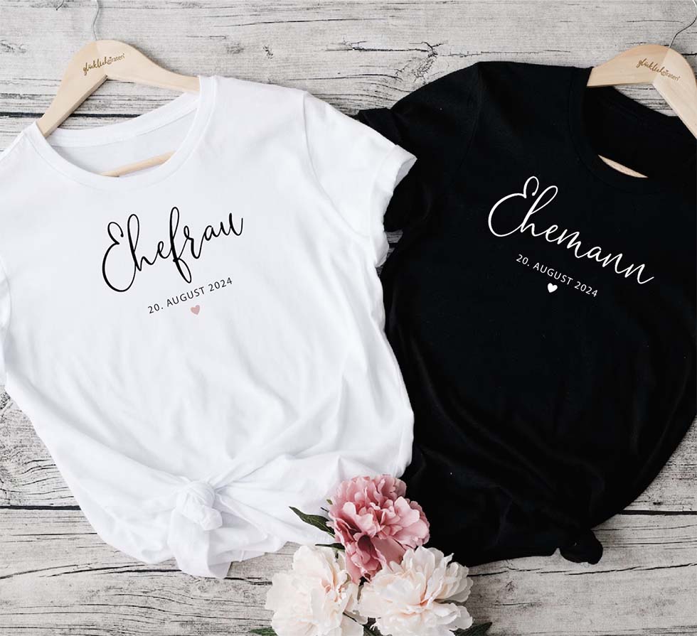 T-Shirt Ehefrau Ehemann