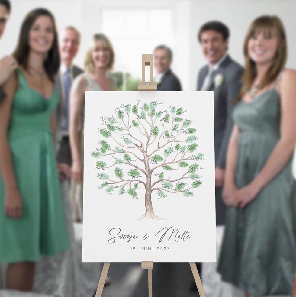 Wedding-Tree-Gaestebuch-Baum-Fingerabdruck-3 Gästebuch Hochzeitsbaum