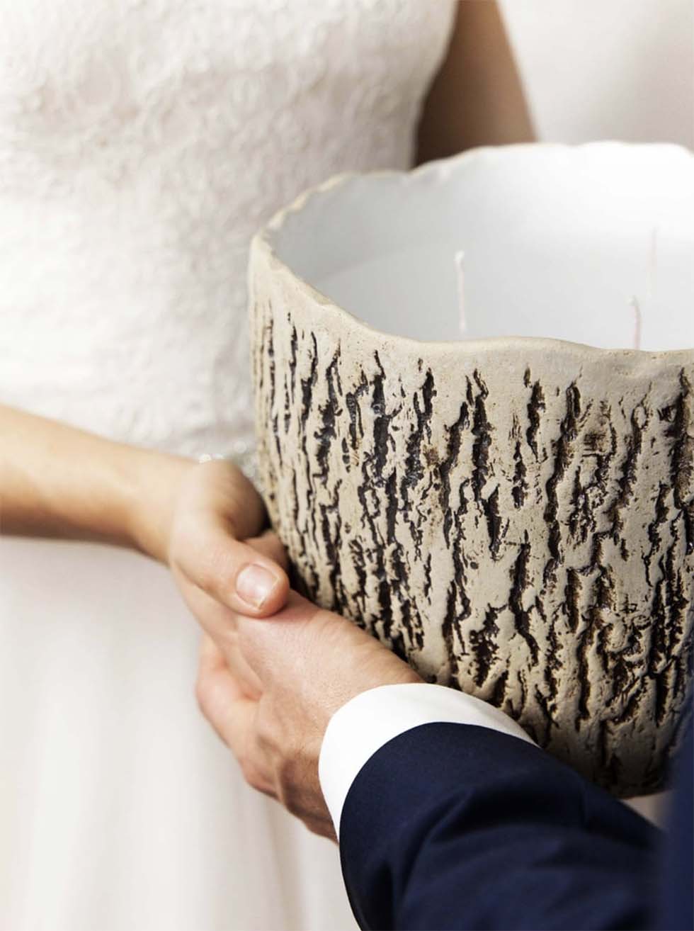 Hochzeitskerze Rustic
