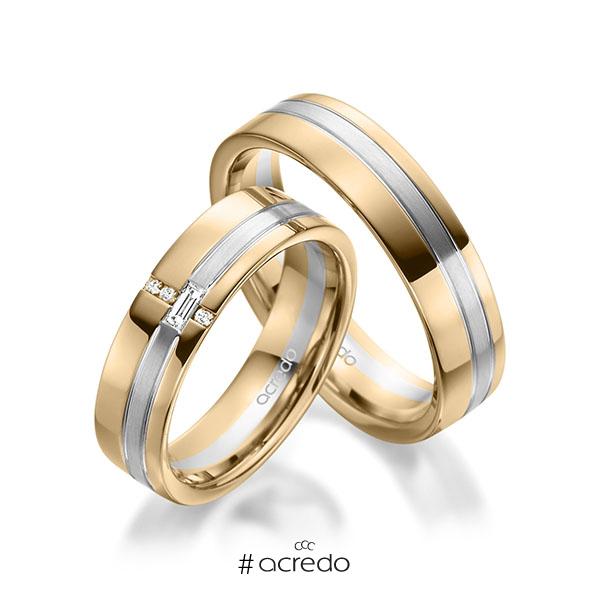 Trauringe-Bicolor-rosegold-weissgold Trauringe-Bicolor Rosegold Weißgold
