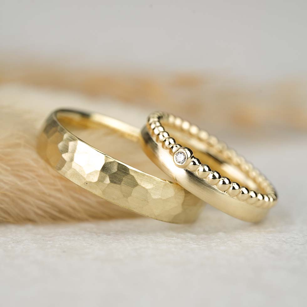 goldschmiede-scheffel-Eheringe-Vintage-Kugelband Vintage Trauringe Kugelband