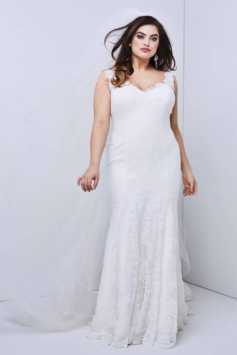 Figurbetontes Brautkleid große Größen Figurbetontes Brautkleid große Größen