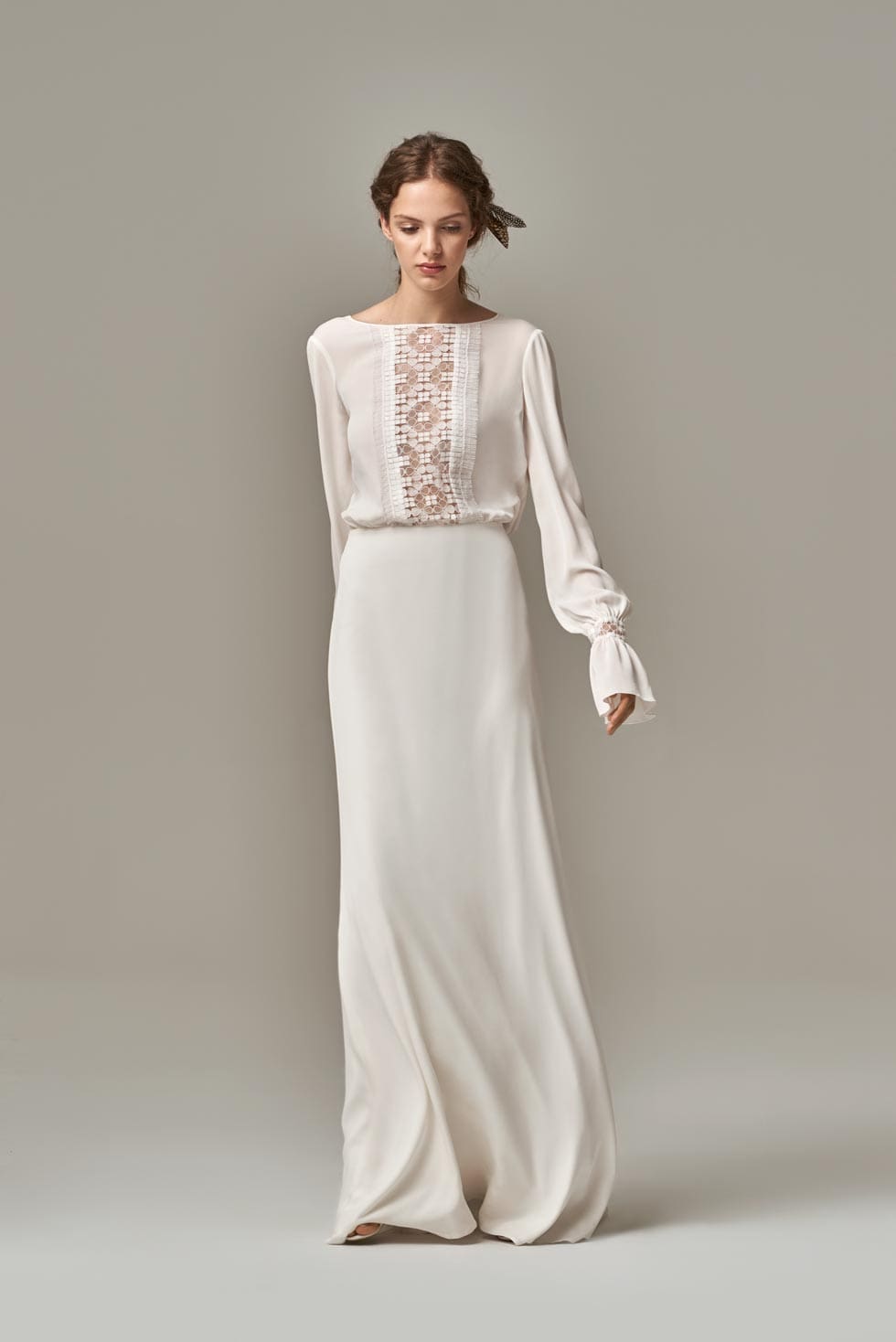 Bischof Ärmel Brautkleid Bischof Ärmel Brautkleid
