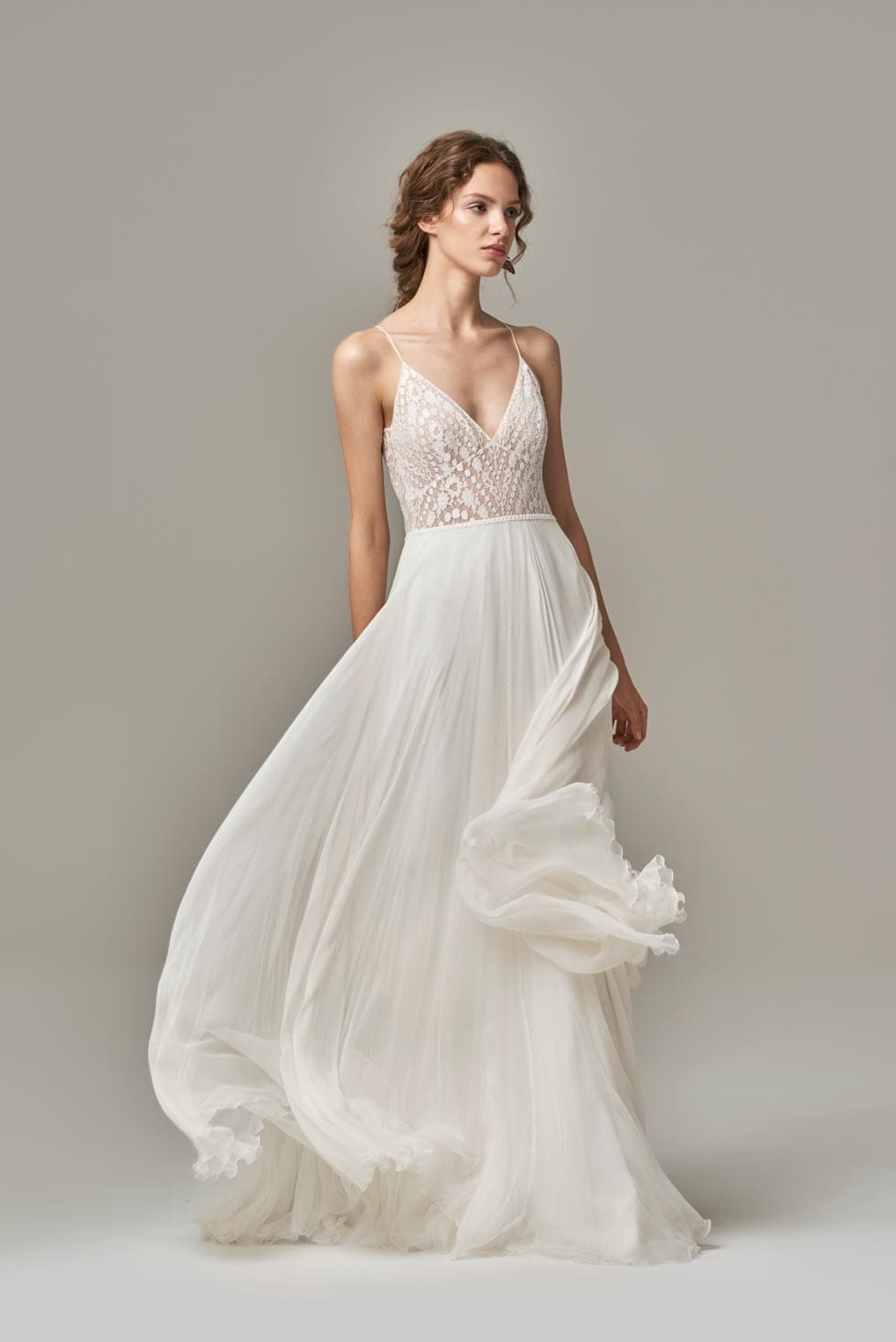 Brautkleid mit Trägern Brautkleid Träger