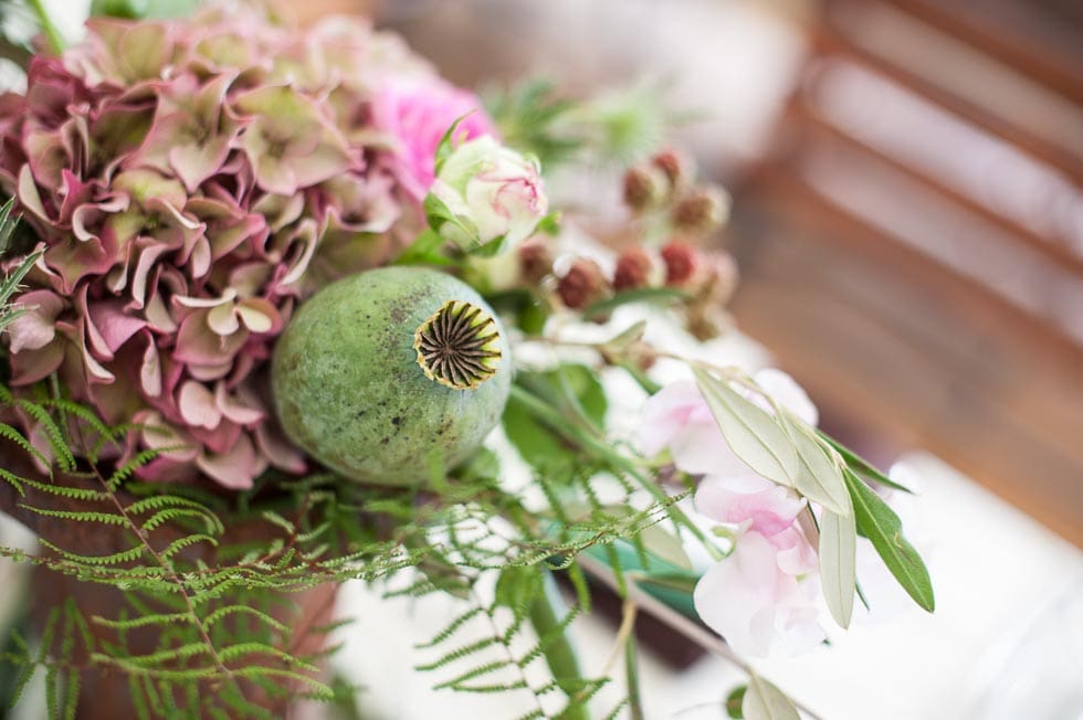 Blumen Deko Mohn