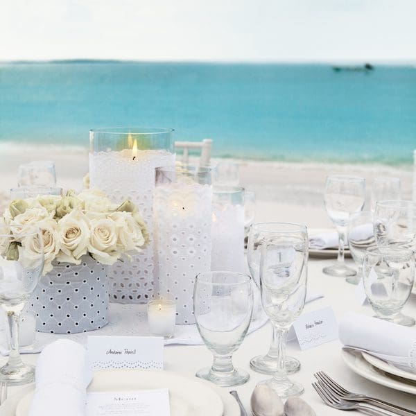 Tischdeko Strandhochzeit