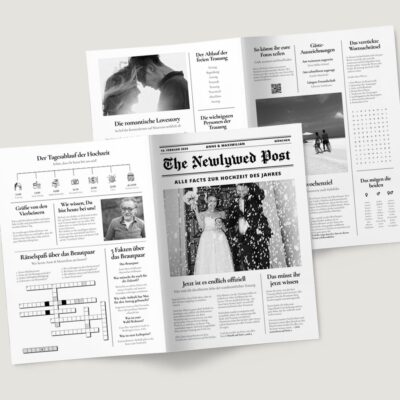 Layout Tageszeitung Newspaper Vorlage