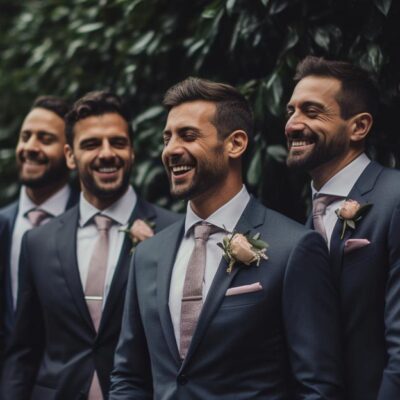 Anzug Grau Bräutigam Groomsmen