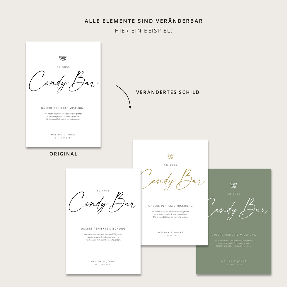 Hinweisschild Hochzeit individuell gestalten Hinweisschild Hochzeit individuell gestalten