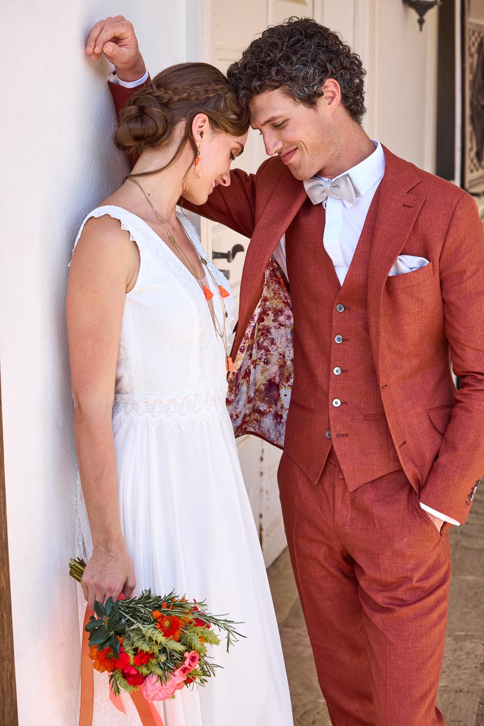 Boho Hochzeitsanzug Rot Boho Hochzeitsanzug Rot