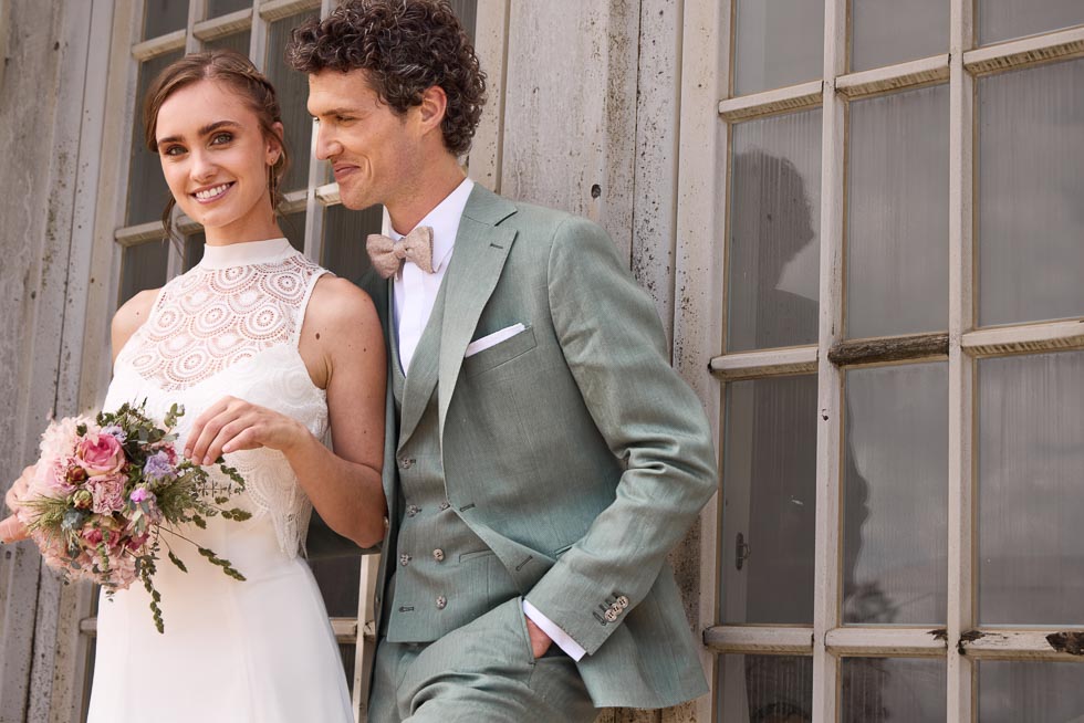 Hochzeitsanzug Vintage Selbeigrün Hochzeitsanzug Vintage Selbeigrün
