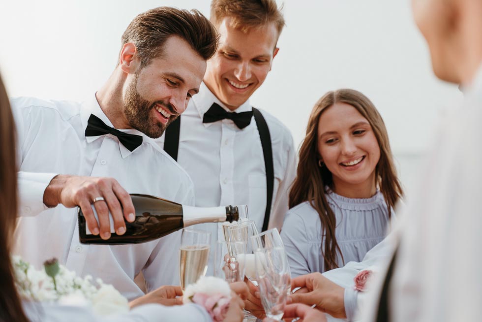 Sektempfang Hochzeit Trauzeugen Sektempfang Hochzeit Trauzeugen