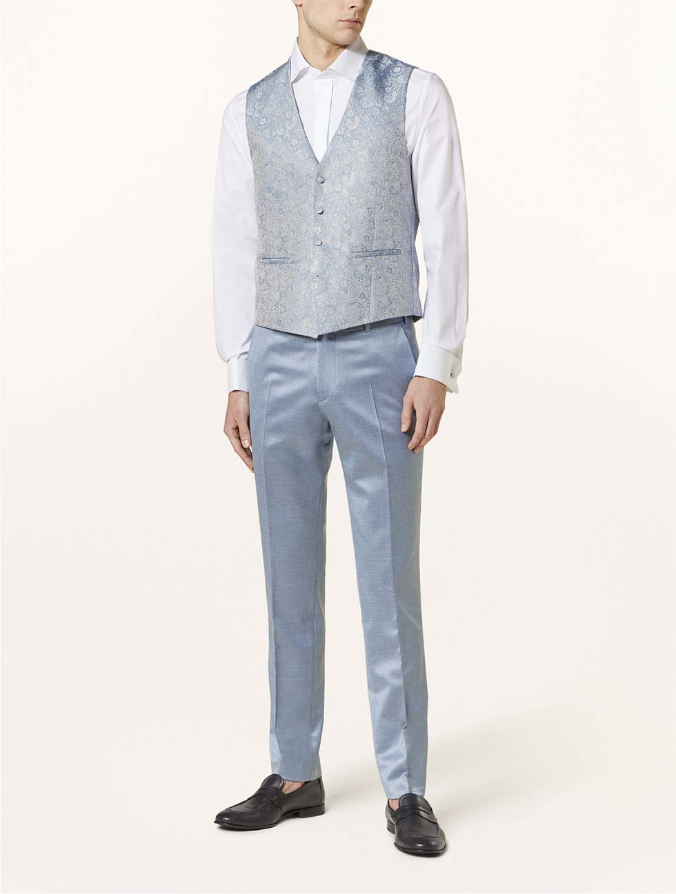 Weste Hochzeit Hellblau