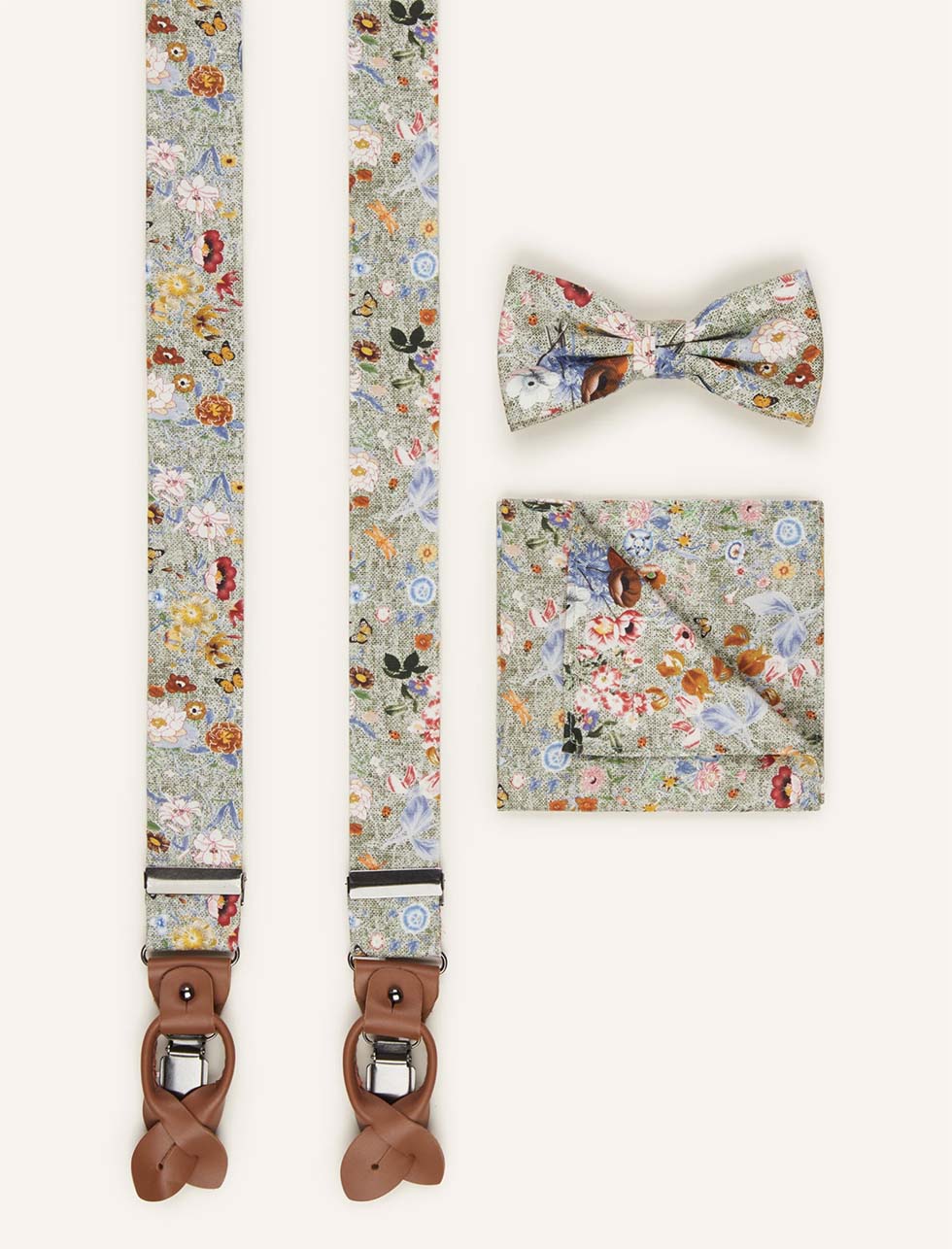 Hosenträger Boho bunt