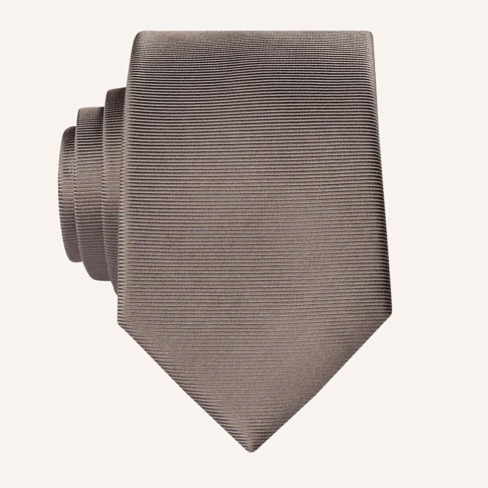 Krawatte Taupe modern elegant Krawatte Taupe modern elegant
