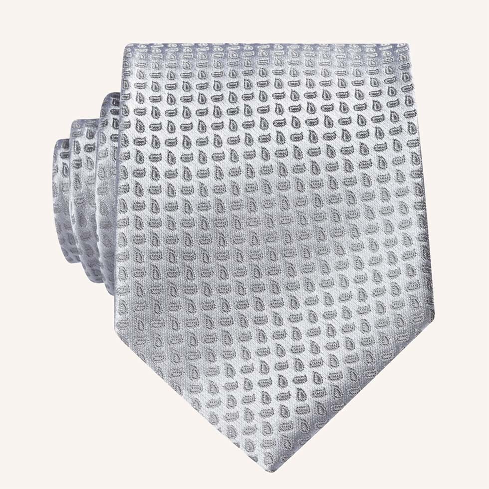 Krawatte Silber elegant Krawatte Silber elegant
