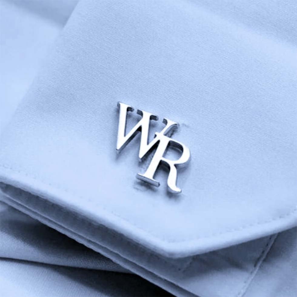 Manschetten mit Initial Manschetten mit Initial