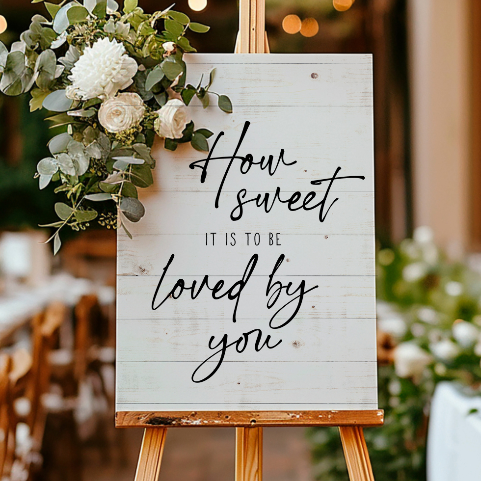 Dekoschild Hochzeit mit individuellem Spruch Dekoschild Hochzeit mit individuellem Spruch