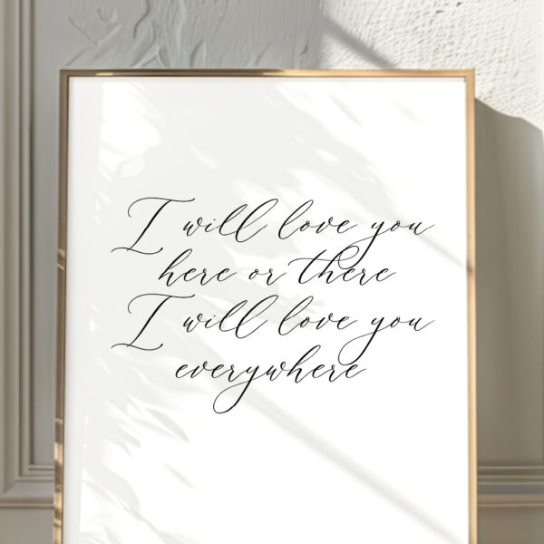 Dekoschild Hochzeit Kalligraphie DIY