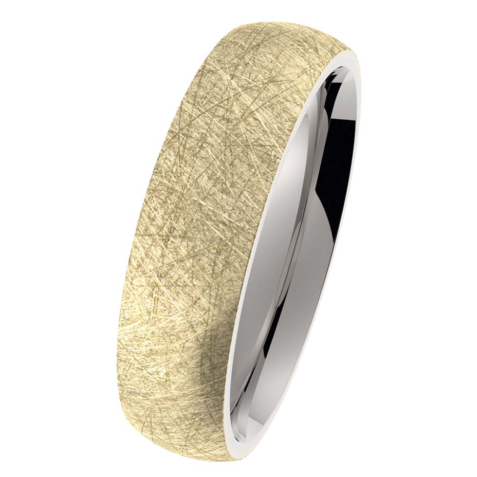 Eleganter Ehering Edelstahl Gold Eleganter Ehering Edelstahl Gold