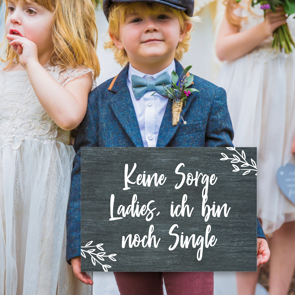 Hochzeitsschild Blumenkinder Hochzeitsschild Blumenkinder