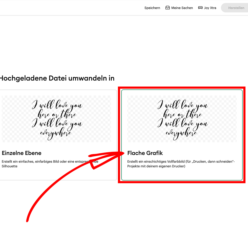 Schriftzug-gestalten-Hochzeit2 Flache Grafik auswählen