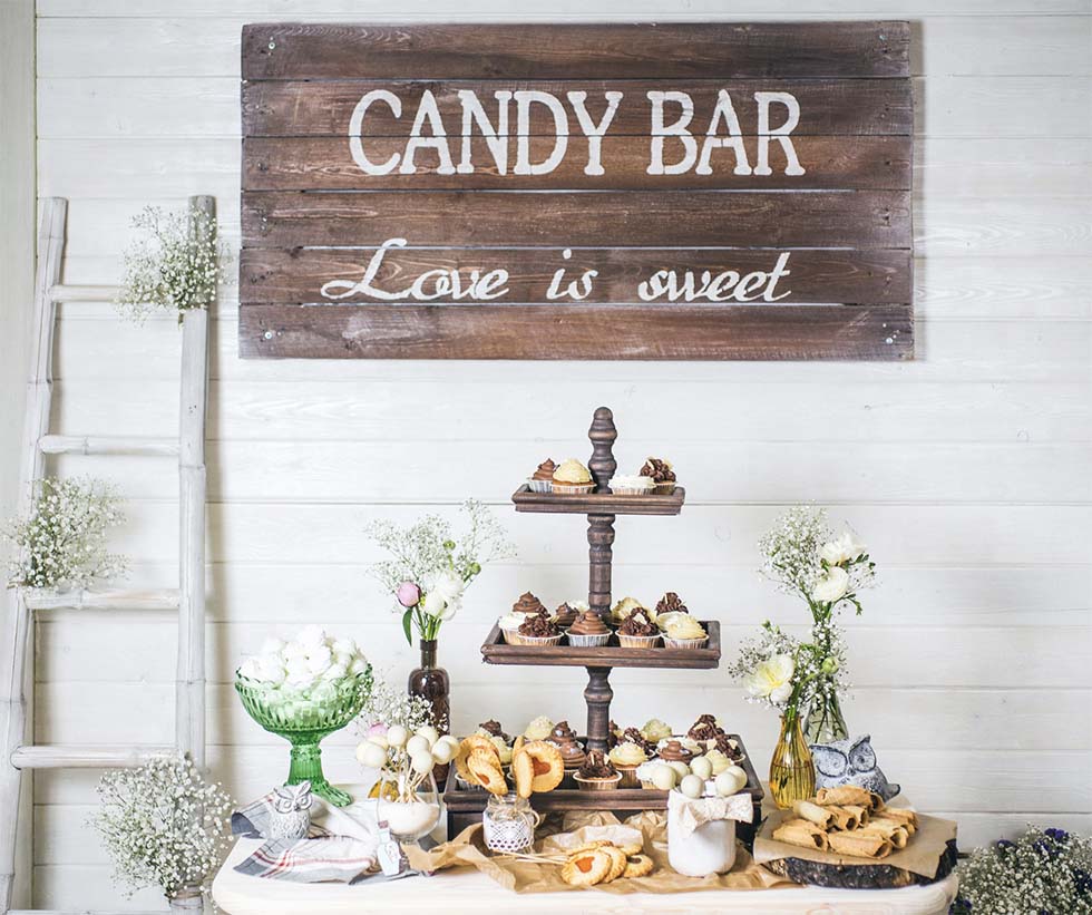 Candy Bar Tisch gestalten Candy Bar Tisch gestalten