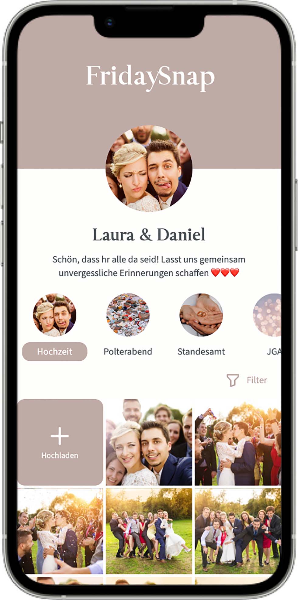 App Fotos sammeln Hochzeit App Fotos sammeln Hochzeit
