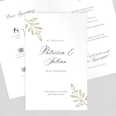 Einladung Hochzeit Schlosshochzeit