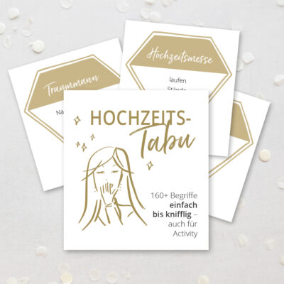 Hochzeitstabu Spielkarten PDF Download