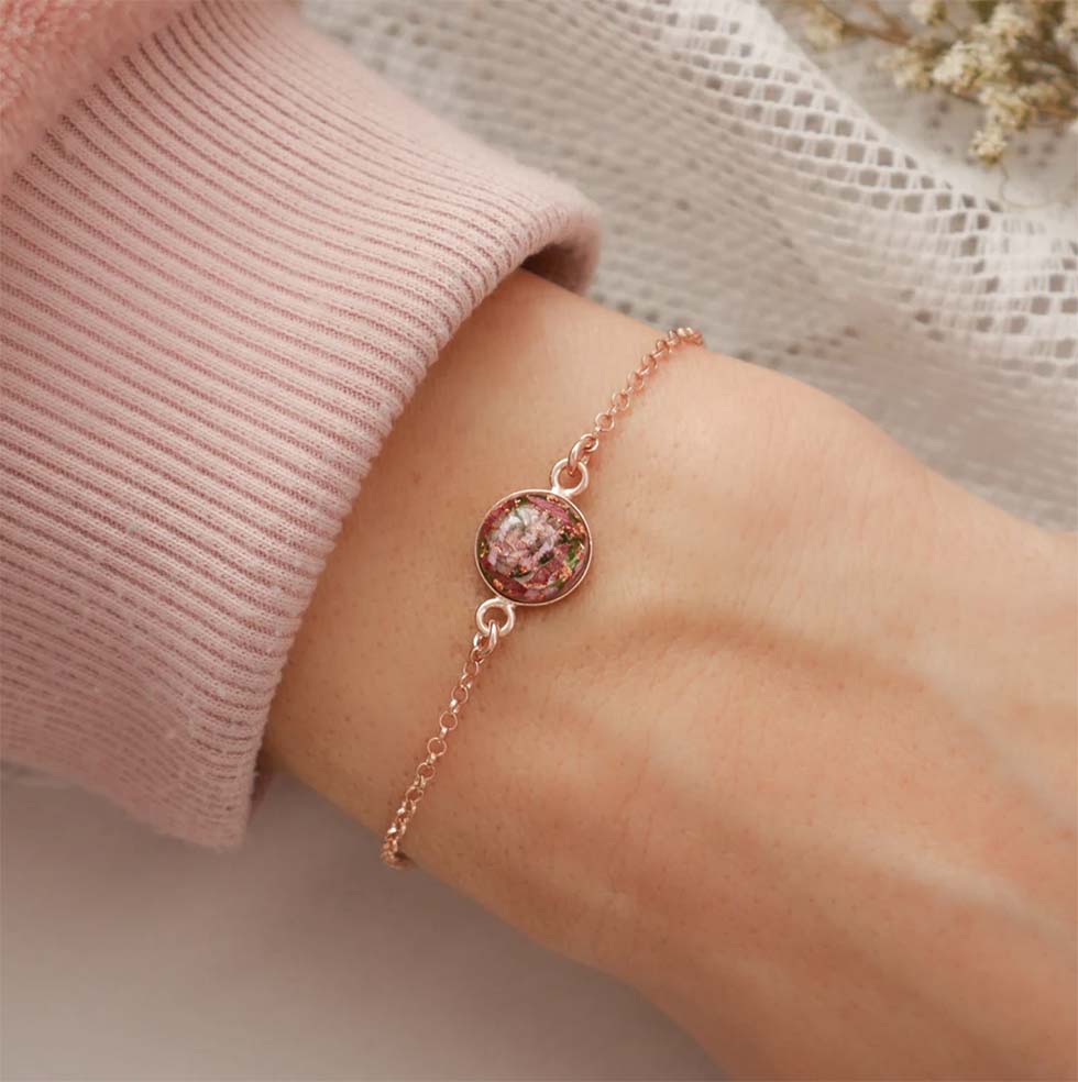 Brautstrauß trocknen Armband Brautstrauß trocknen Armband