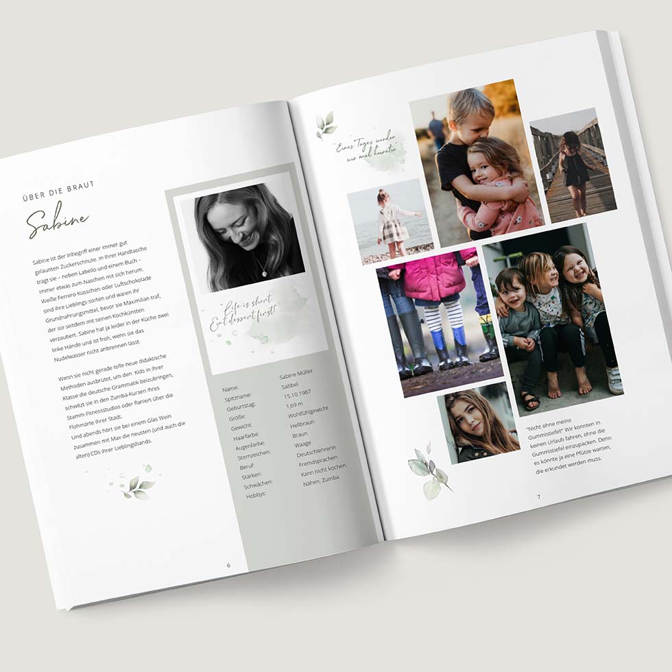 Steckbrief Braut Steckbrief Braut