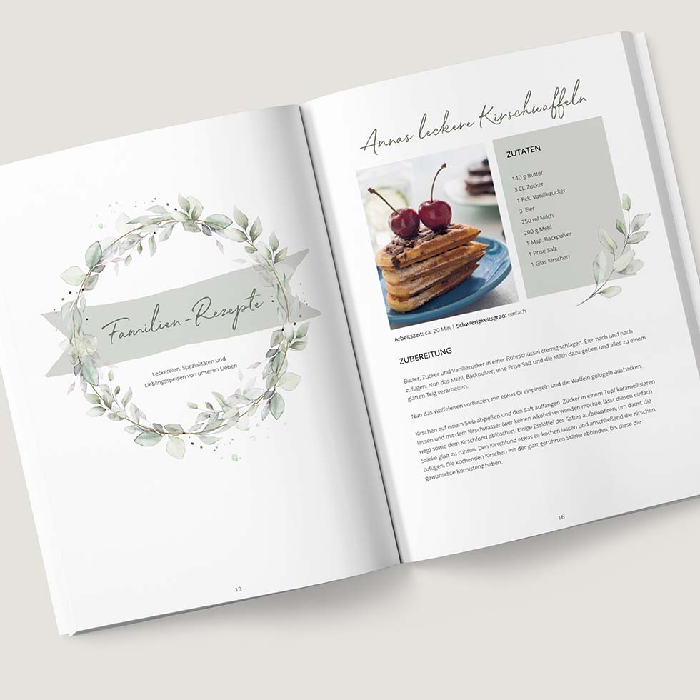 Rezeptbuch Hochzeitszeitung Rezeptbuch Hochzeitszeitung