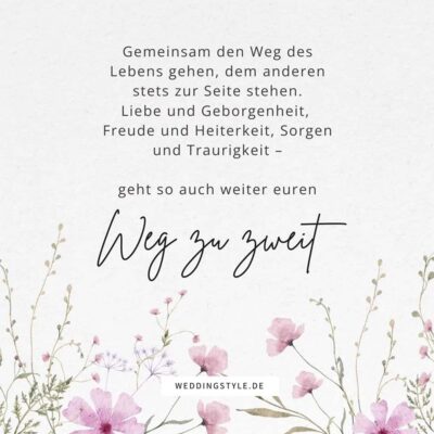 Hochzeitssprüche Geschenke Glückwunsch Brautpaar